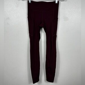 Lululemon Speed Up Tight *Full-On Luxtreme Brushed 28" Dark Adobe Size 2